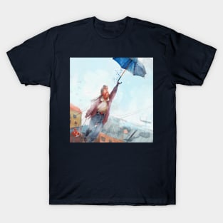 Flying Umbrella T-Shirt